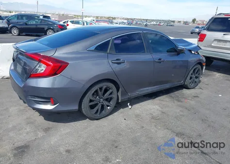 2019 Honda Civic Sport z USA, uszkodzony, nr VIN 2HGFC2F82KH511252